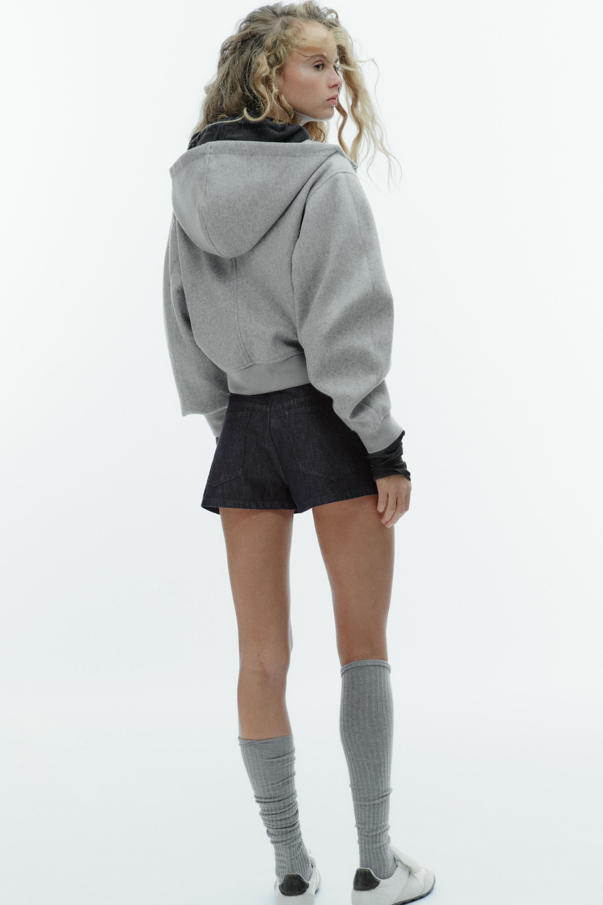 BLOUSON SOFT MANCHES BOUFFANTES